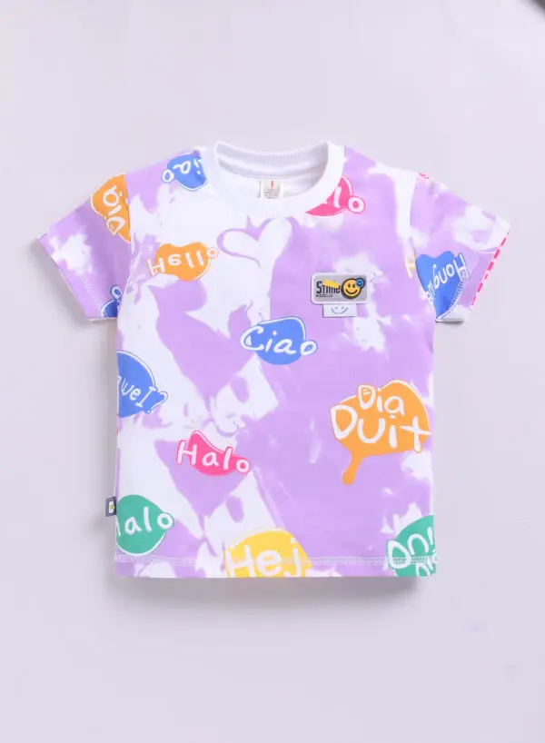 KF-694 ALL OVER PRINT TSHIRT WITH SOFT DENIM PANT - Image 6