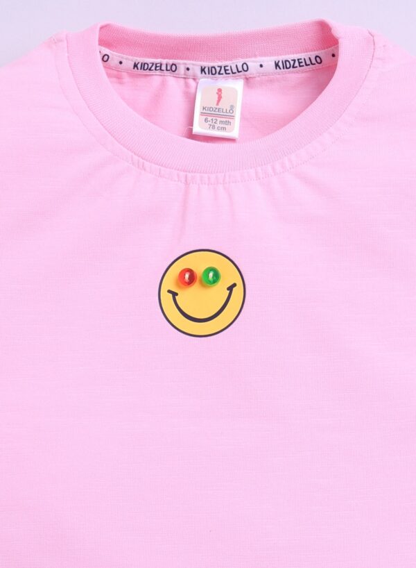 KF 697 PINK TSHIRT WITH DENIM PANT - Image 6