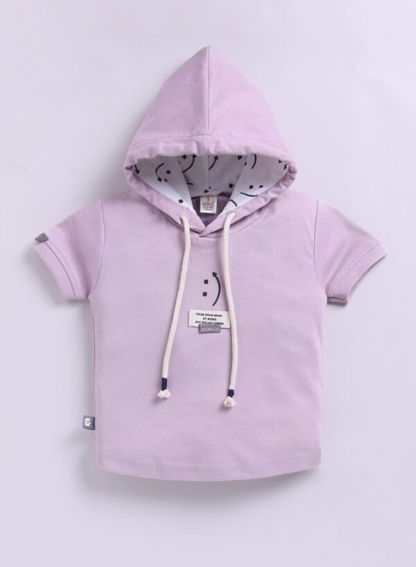 KF 2492 LAVENDER HOODIE WITH COTTON CARGO PANT - Image 4