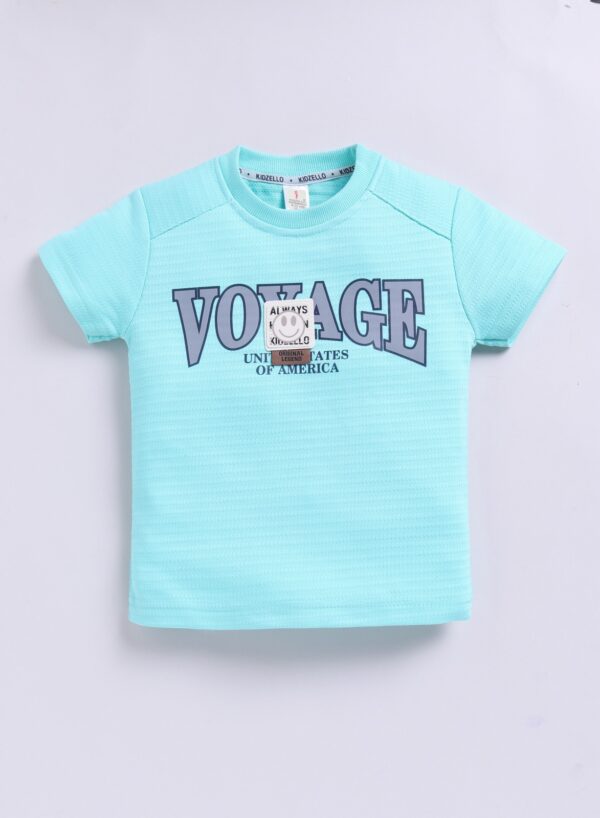 KF 2496 GREEN TSHIRT WITH COTTON PANT - Image 4