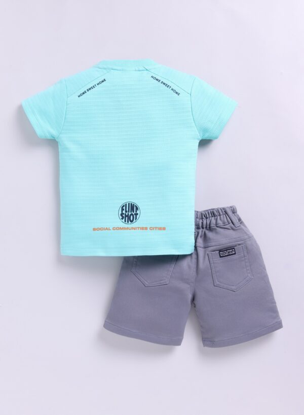 KF 2496 GREEN TSHIRT WITH COTTON PANT - Image 5