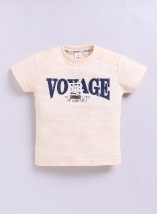 KF 2496 CREAM TSHIRT WITH COTTON PANT - Image 5