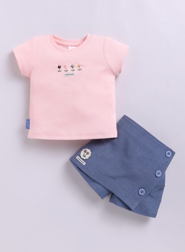 KG 400 PINK TOP WITH SKIRT
