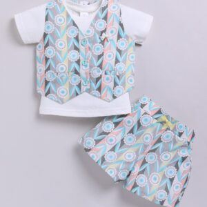 KG 373 GREEN JACKET WITH SHORTS