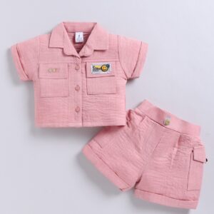 KG 374 PINK TOP WITH SHORTS