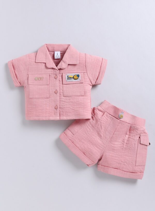 KG 374 PINK TOP WITH SHORTS