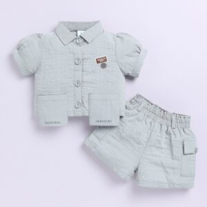 KG 369 S.GREEN TOP WITH SHORTS