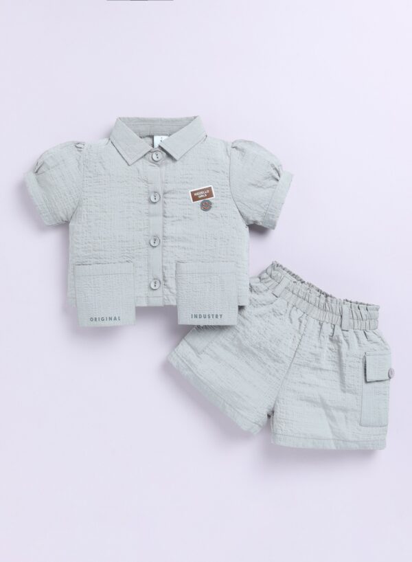 KG 369 S.GREEN TOP WITH SHORTS