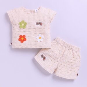 KG 401 FAWN TOP WITH SHORTS